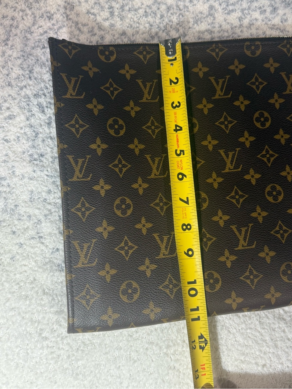 Louis Vuitton Monogram Canvas Document Pouch - Brown - Picture 8 of 10